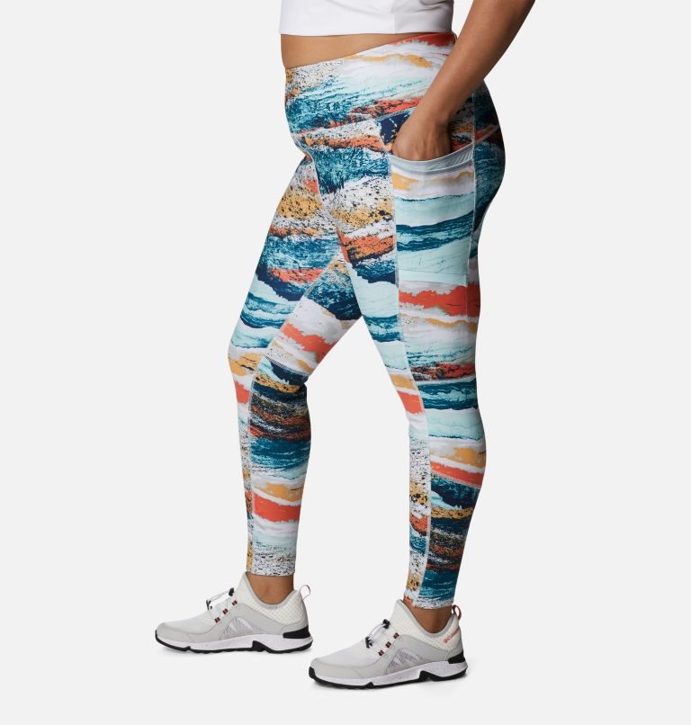 Women's Columbia Windgates II Leggings Multicolor | Plus Size CA-L6581